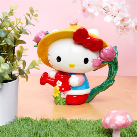 hello kitty pottery|hello kitty ceramic farmer teapot.